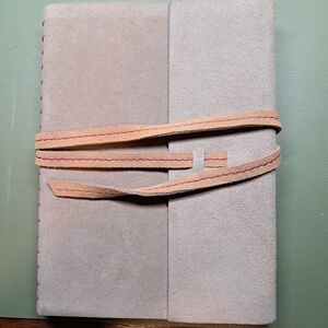 Anthropologie Tan and Multicolor Patterned Journal